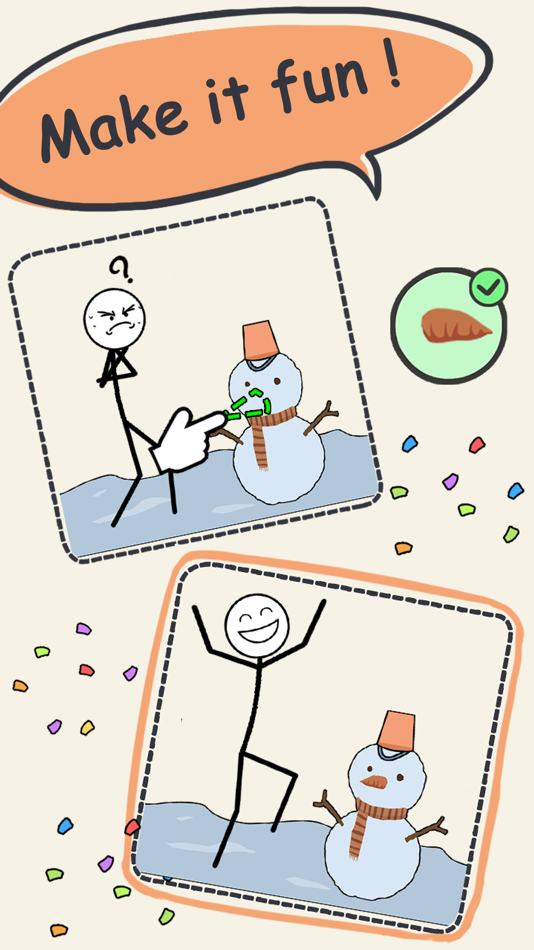 #6. Draw Puzzle 3: missing part (iOS) By: Mai Chan