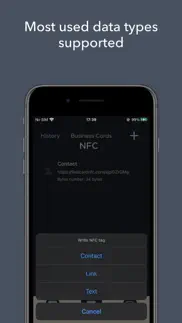 nfc business card - read write iphone screenshot 4