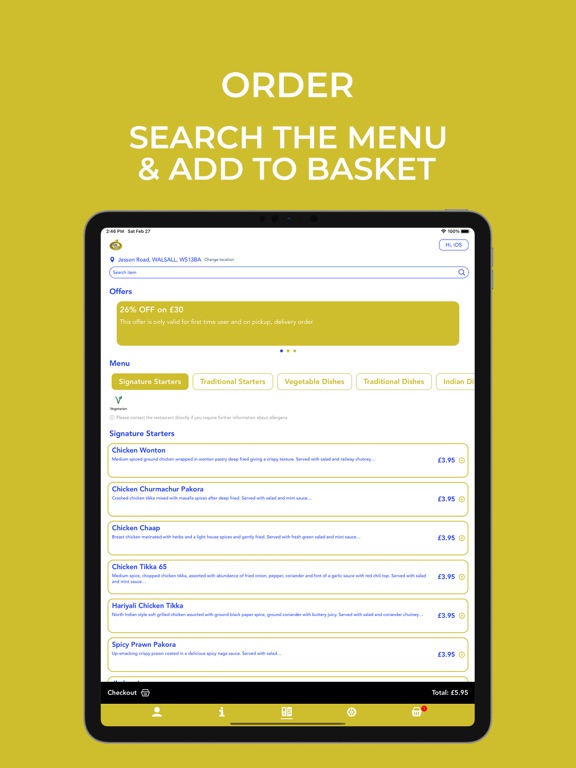 Screenshot #5 pour Ginger Indian Steet Food