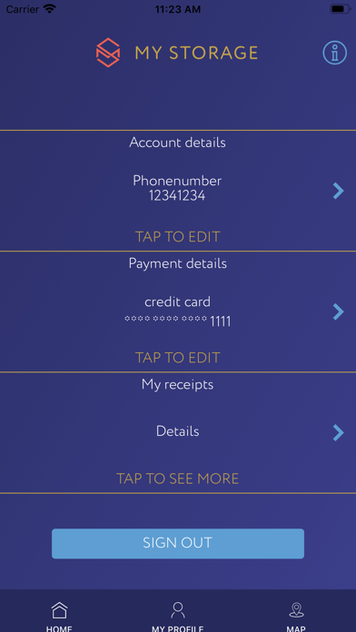 MyStorage Rental Screenshot