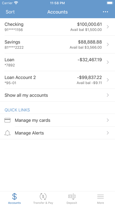 Albany Bank & Trust Co. Mobile Screenshot