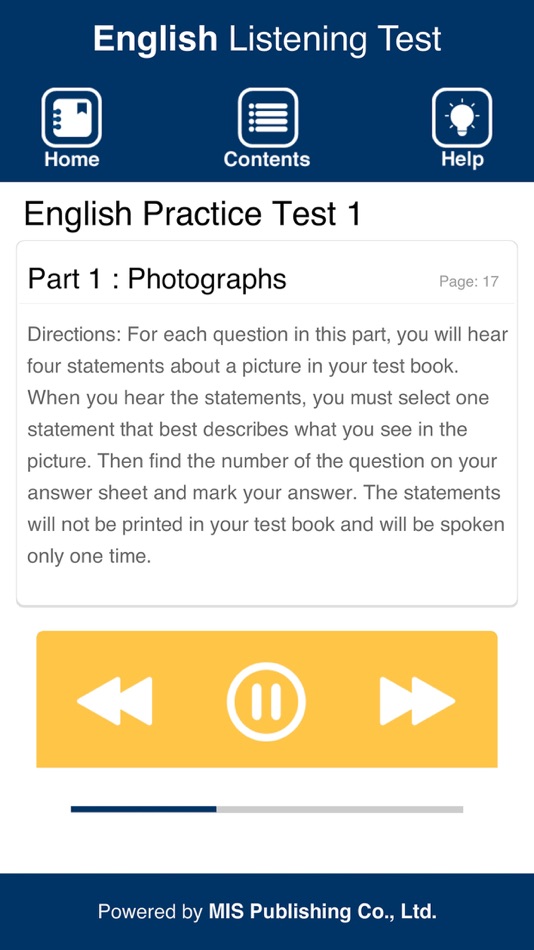 #2. Listening Test (iOS) 来自: MIS PUBLISHING COMPANY LIMITED