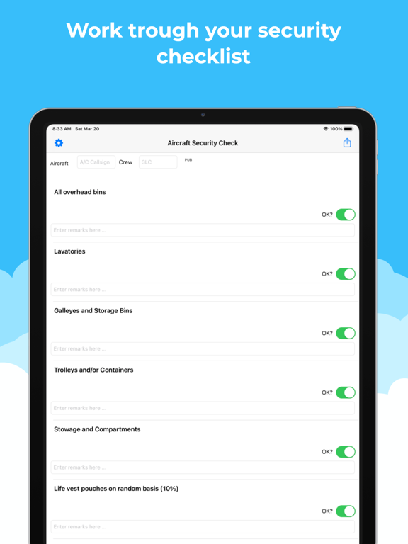 Screenshot #5 pour SecCheck for Aircraft Operator
