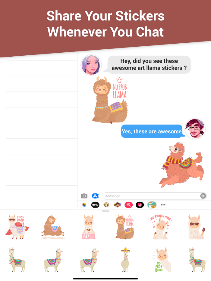 The Art Llama Stickers Pack