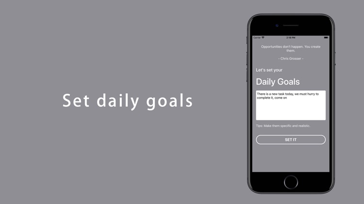 DayGoal - Focus on efficiency