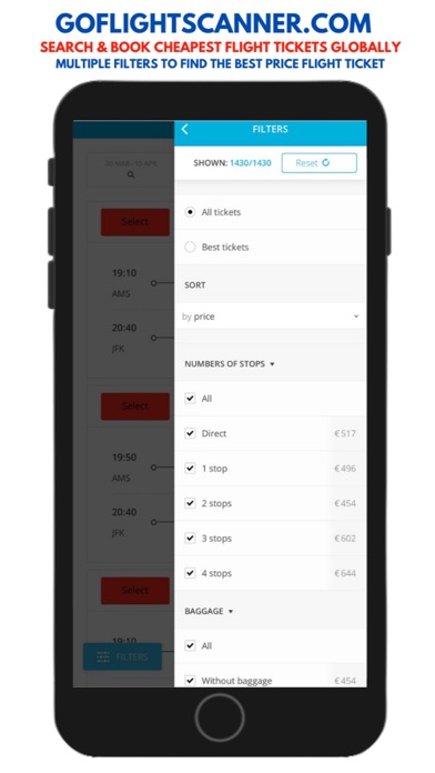 Go Flight Scanner Screenshot