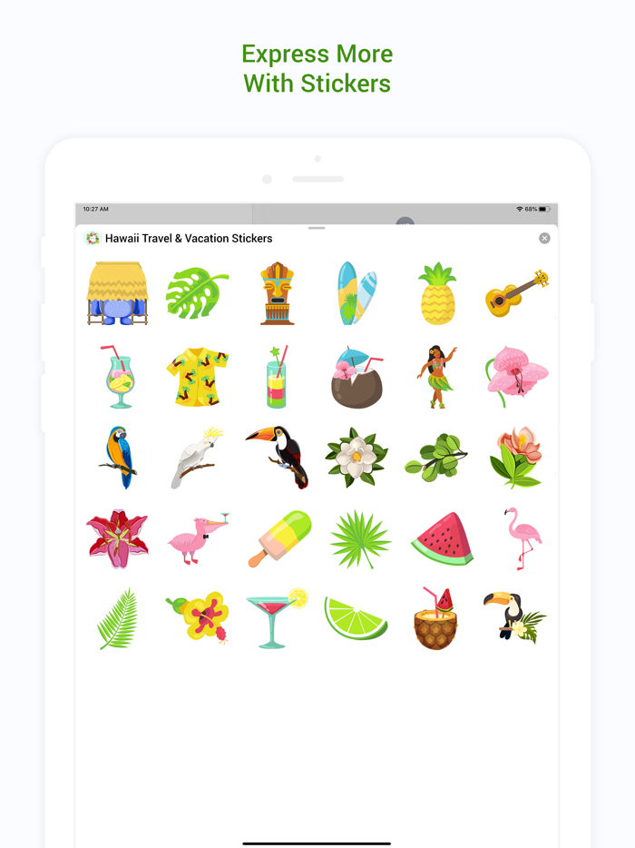 Hawaii Travel and Vacation Emoji