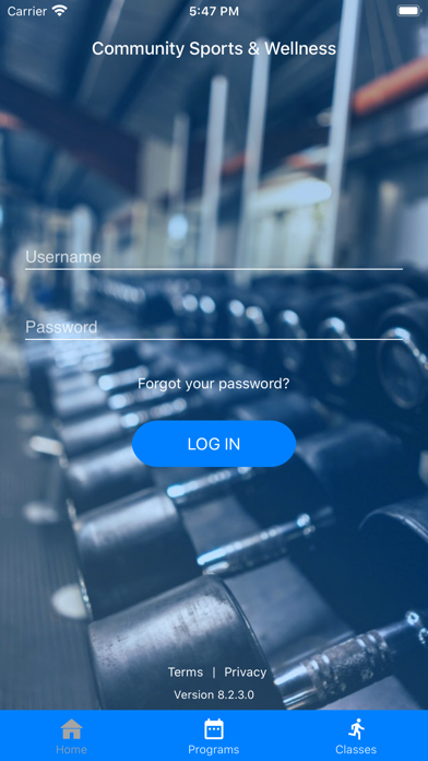 Community Sports & Wellness Screenshot