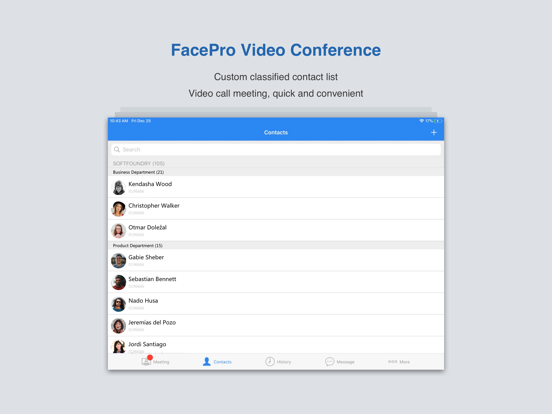 Screenshot #6 pour FacePro Video Conference