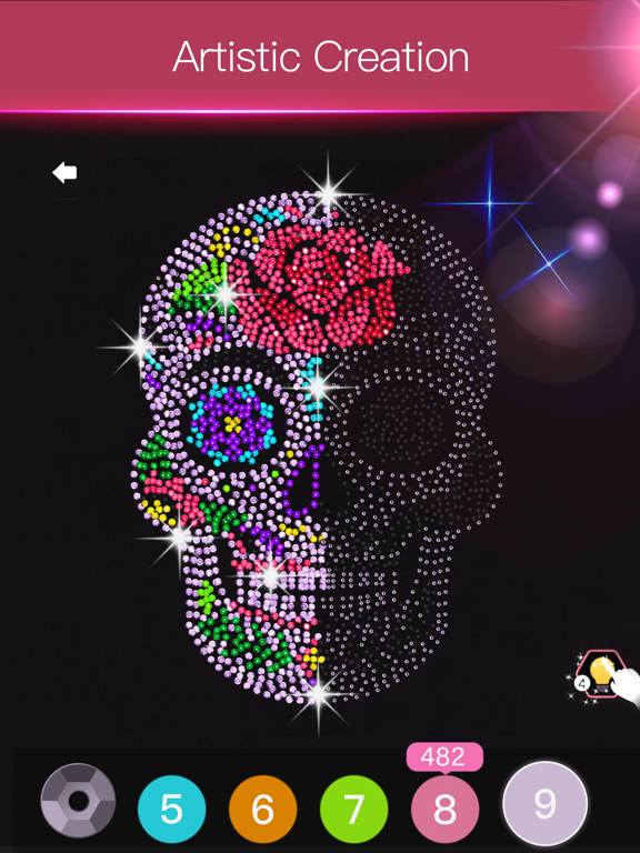 Diamond Painting Art Book iPad screenshot 5 - Entertainment app