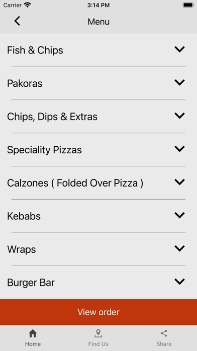 Townhouse Takeaway Screenshot