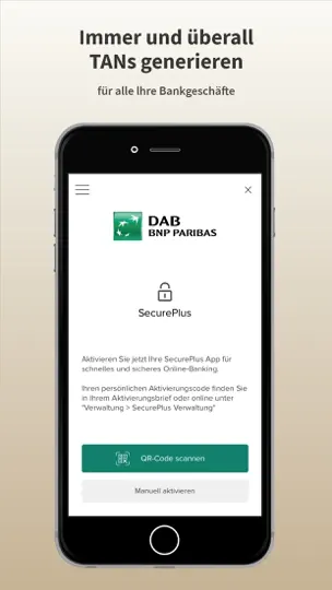 Screenshot von DAB SecurePlus auf dem iPhone 2