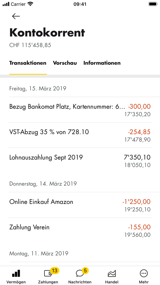 #3. UKB Mobile Banking App (iOS) Bởi: Urner Kantonalbank