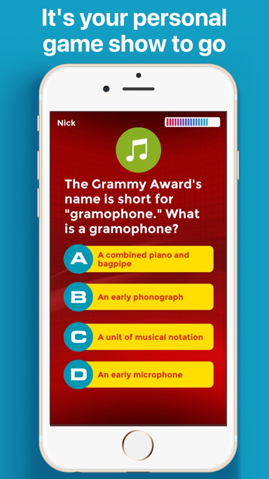 #1. Trivia to Go - the Quiz Game (iOS) Podle: the binary family