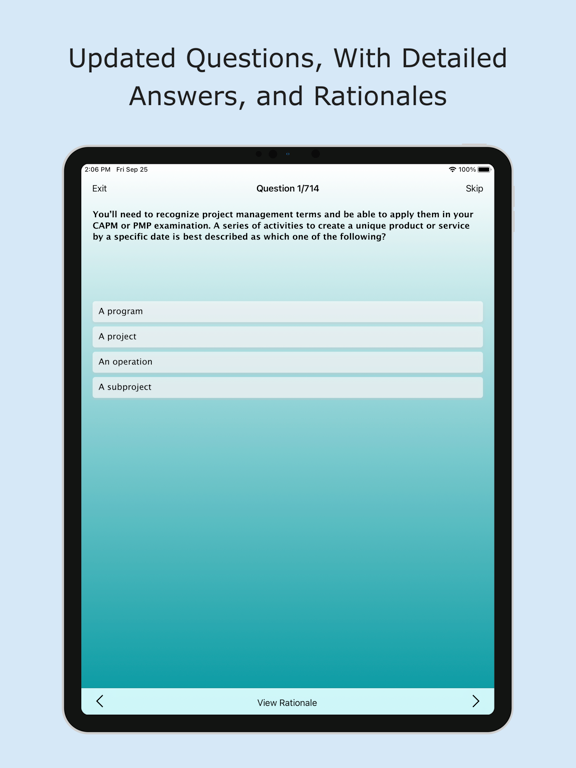 Screenshot #5 pour CAPM Master Prep