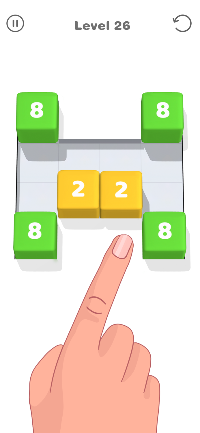 Dice Merge Match Same Number