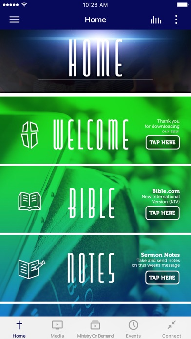 ACAC Church App Screenshot