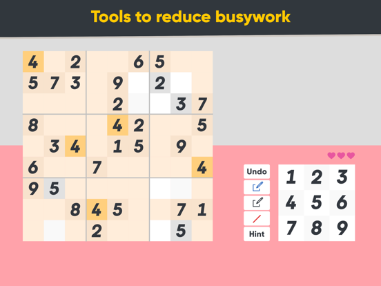 Good Sudoku by Zach Gage iPad app afbeelding 3