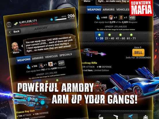 Downtown Mafia: Gang Wars RPG iPad app afbeelding 6