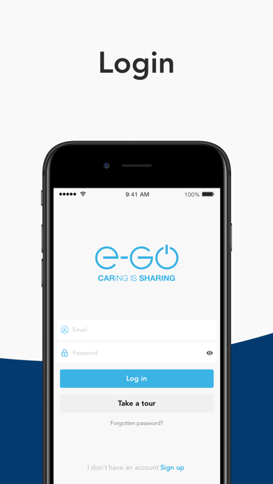 Screenshot #1 pour E-GO Carsharing