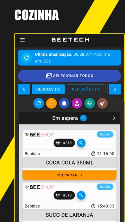 Beetech App Cozinha