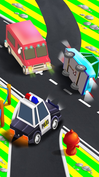 Pixel Toy Car Run 3D screenshot 1