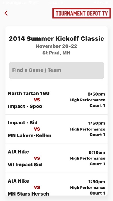 Screenshot #1 pour TDTV Broadcaster