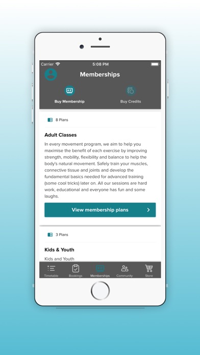 Beyond Movement App Screenshot