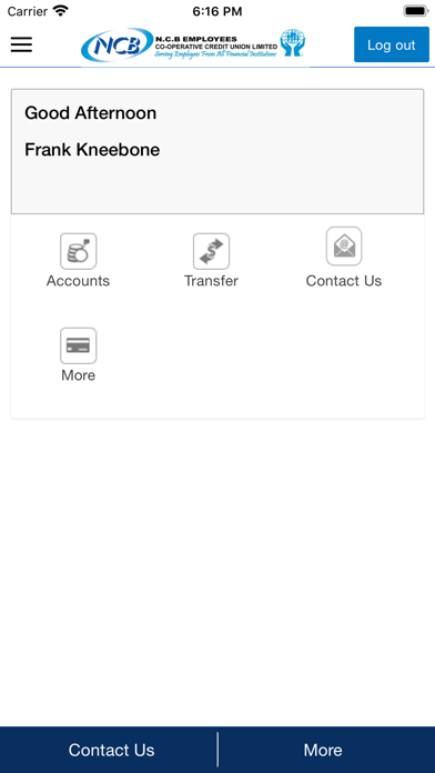 NCBCreditUnion Mobile Banking Screenshot