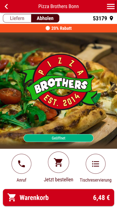 Pizza Brothers Bonn Screenshot