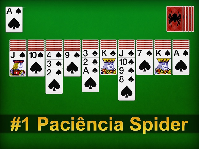 Paciência Spider Grátis Online (2 naipes) - Paciencia.co