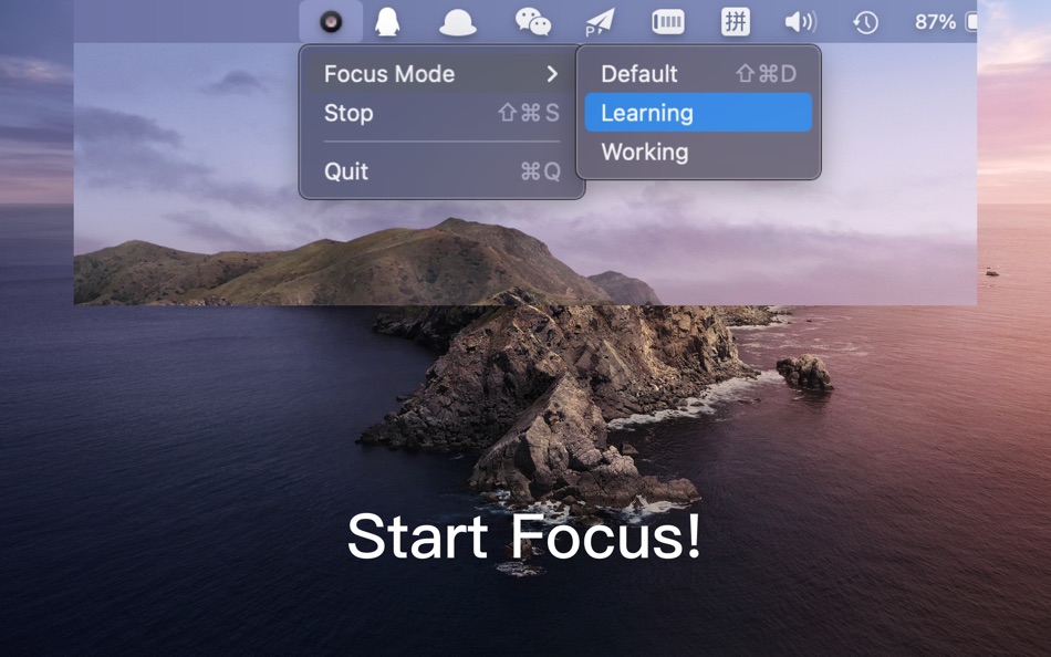 #3. bFocus-Focus & Pomodoro Timer (macOS) Podle: Huizhou Walden Information Technology Co., Ltd.