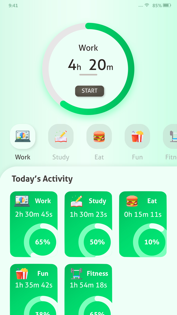 vTracker Daily Time Tracker
