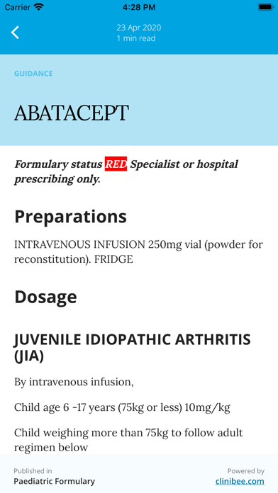 Paediatric Formularyのおすすめ画像5