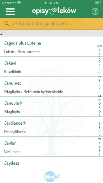 Opisy Leków Screenshot