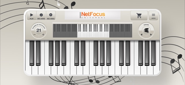 Virtuele Piano Toetsenbord in de App Store