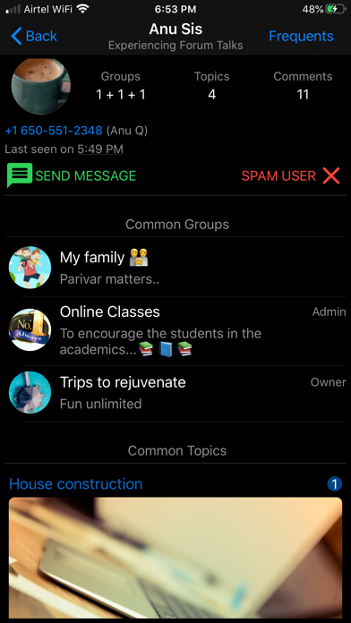 Forum Talks Screenshot