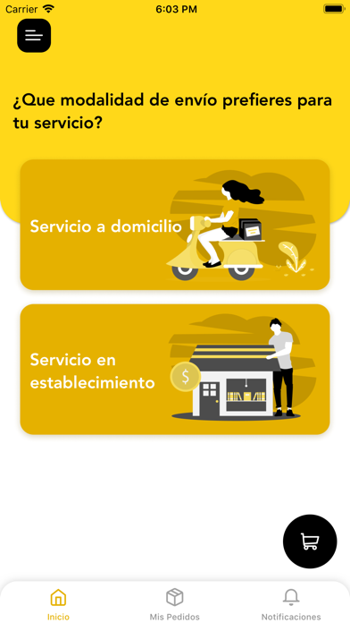 miidz - Solicita servicios Screenshot