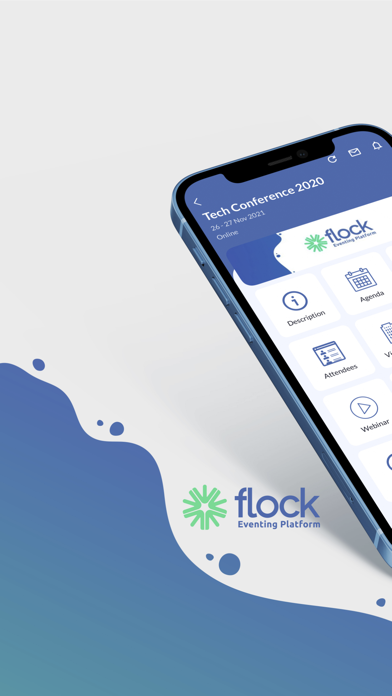 How to cancel & delete Flock Events from iphone & ipad 1