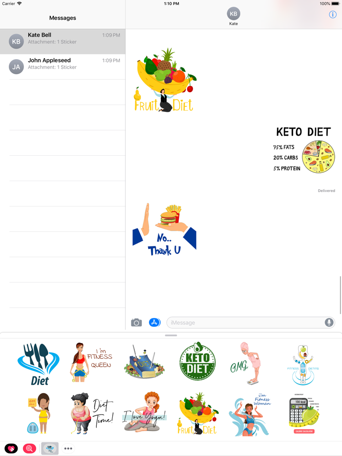 Diet Stickers 2021