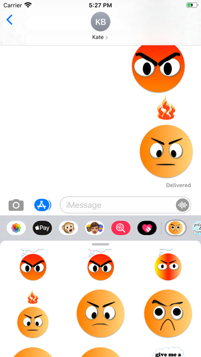 grumpy stickers Screenshot