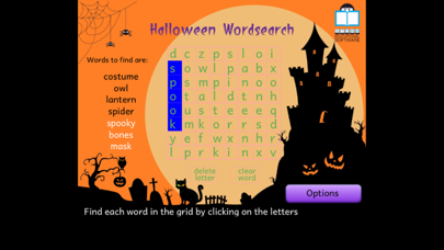Halloween Wordsearch Lite Screenshot