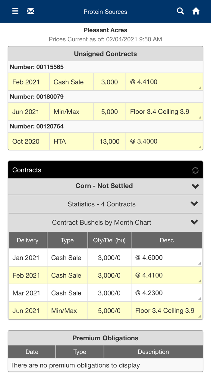 Protein Sources Marketing App
