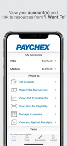 Paychex Benefit Account screenshot #1 for iPhone