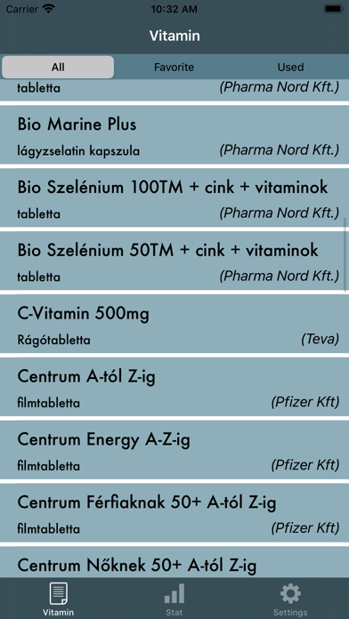 Vitamin & Mineral Tracker Screenshot