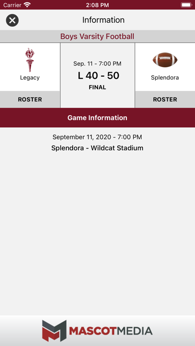 Legacy Titans Athletics Screenshot