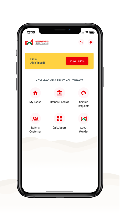 Wonder Home Finance Screenshot