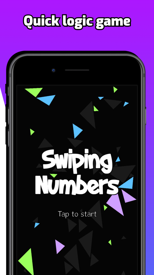 #1. Swipey - Swiping Numbers Game (iOS) 由: Vanja Milivojevic