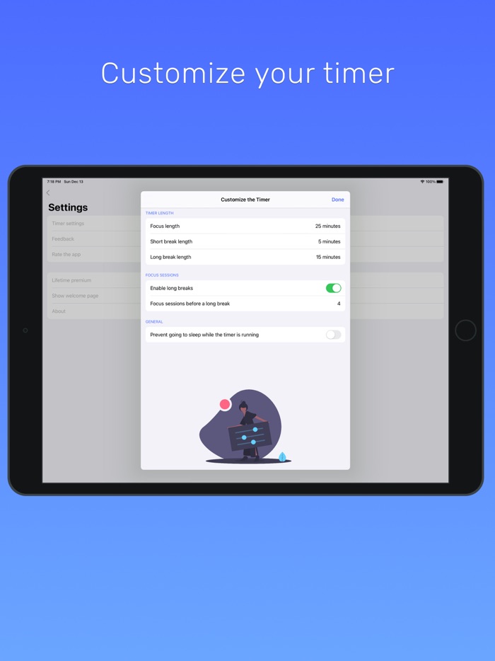 Well Focused Pomodoro Timer