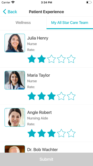 MiHealTeam - Patient Screenshot